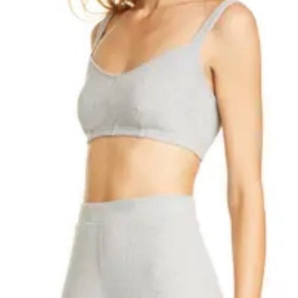 Free People Gray Oh Ribs Bralette Sz M - Picture 5 of 14